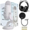 Yeti USB Microphone (Blackout) Bundle with Knox Gear Headphones and Pop Filter (3 Items)