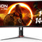 CU34G2X 34" Curved Frameless Immersive Gaming Monitor, Ultrawide QHD 3440X1440, VA Panel, 1Ms 144Hz Adaptive-Sync, Height Adjustable, 3-Yr Zero Dead Pixels, Black/Red