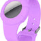 Kids Airtag Bracelet Case,Airtag Wristband for Kids Children Elders,Silicone Watch Band for Airtag 2021. (Light Purple) STECH090