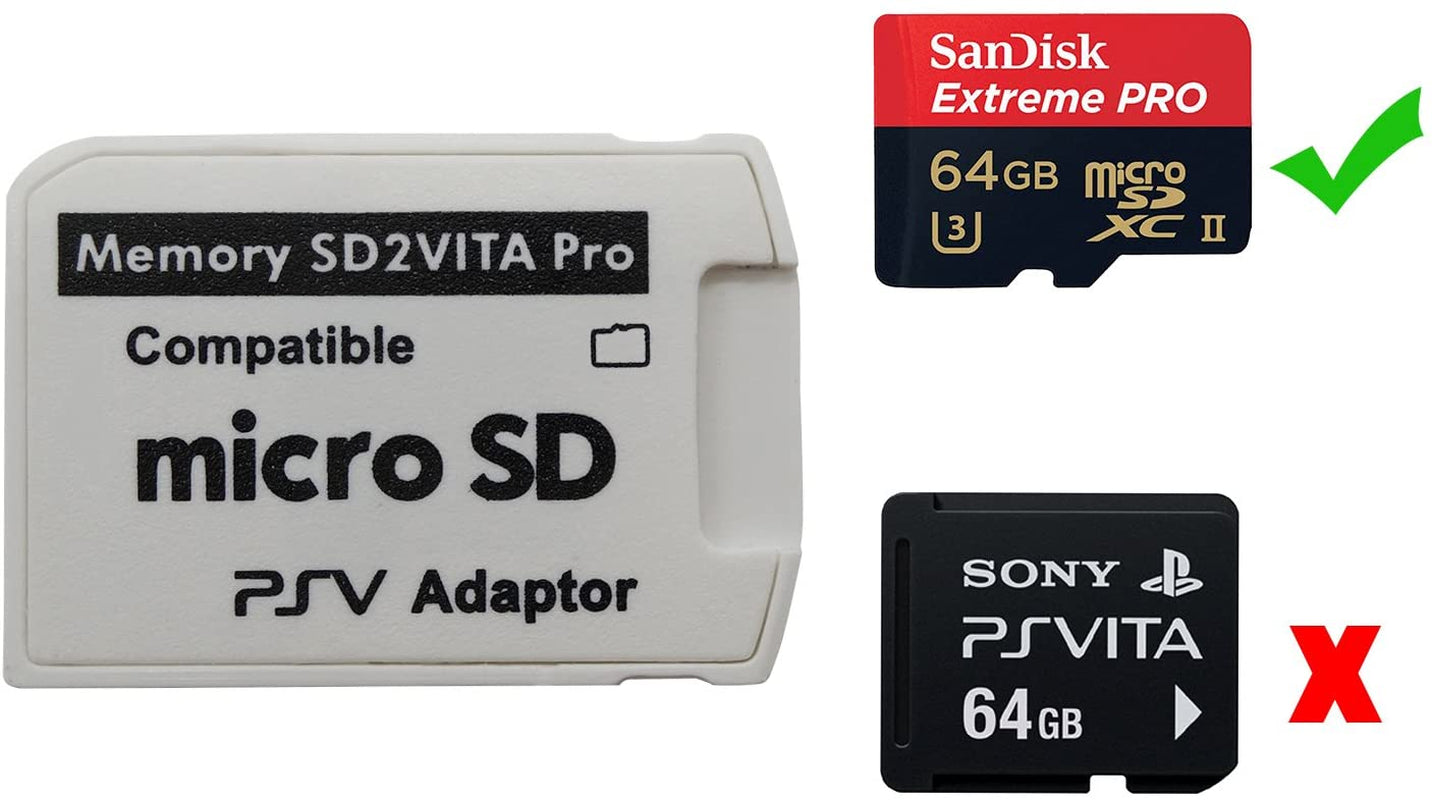 Ultimate Version Sd2Vita 5.0 Memory Card Adapter, PS Vita PSVSD Micro SD Adapter PSV 1000/2000 PSTV FW 3.60 Henkaku Enso System