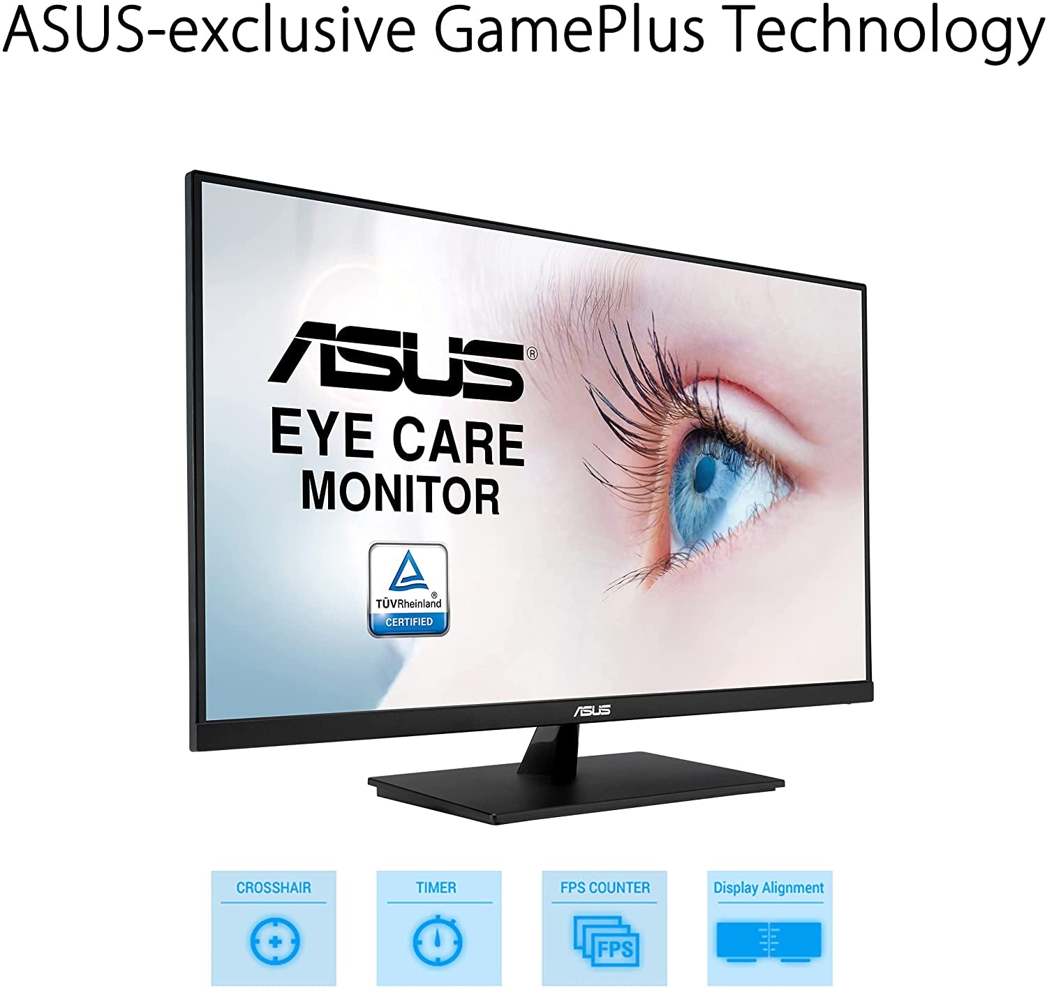 31.5” 2K Monitor (VP32AQ) - WQHD (2560 X 1440), IPS, 100% Srgb, HDR10, 75Hz, Speakers, Adaptive-Sync/Freesync, Low Blue Light, Eye Care, VESA Mountable, Frameless, Displayport, HDMI, Tilt,Black