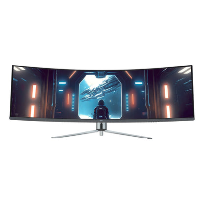 49" Curved 3840 X 1080P, 144Hz, 32:9, 1Ms, DCI-P3 90%, R1500, Gaming Monitor, Black