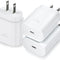 USB C Charger Block,  3 Pack 25W Super Fast Charger Type C Charging Block Compatible Iphone 15/14/13/12 Mini/11 Pro Max/Xs/Xr/Se/Ipad Pro, Samsung S24/S23/S22 Ultra/S21 Plus/S20 Fe-White