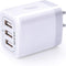 USB Charger Cube, Wall Charger Plug,  3.1A 3-Muti Port USB Adapter Power Plug Charging Station Box Base for Iphone 15 14 13 12 Pro Max Mini SE 11 Pro Max/X/8/7, Samsung Phones USB Charging Block