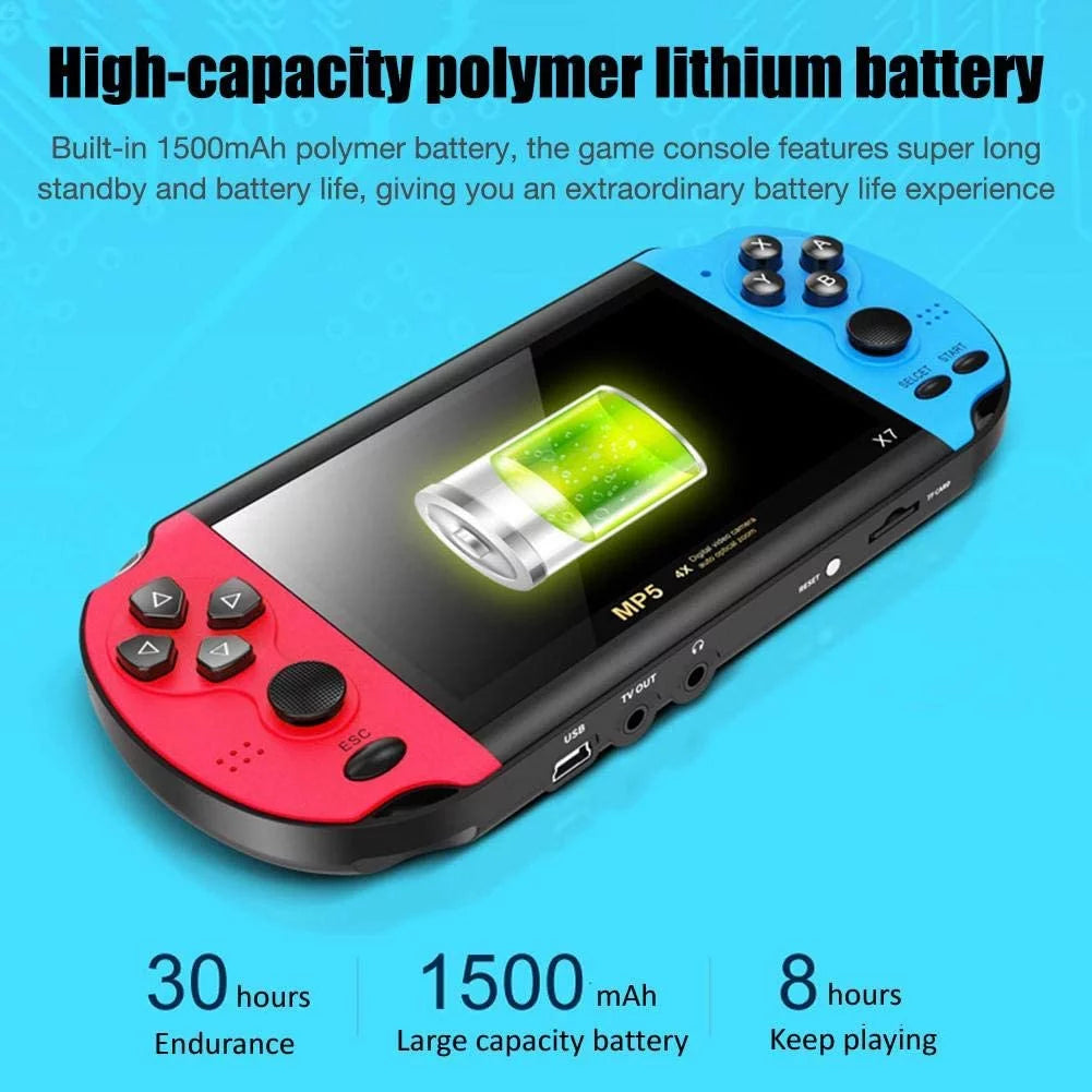 Handheld Game Console, 5.1" Classic Retro Portable Video Game Console