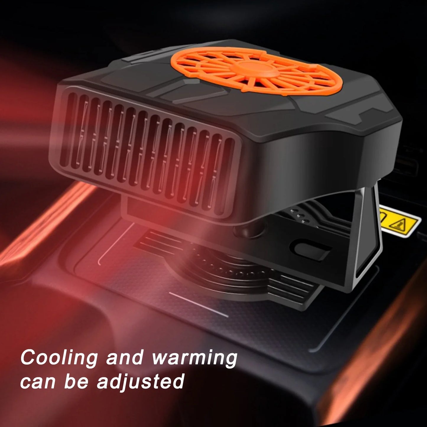 Portable 24V Car Heater 120W/200W Adjustable Windshield Defroster, ABS